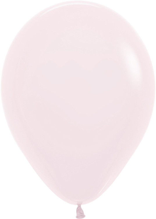 Шар (5''/13 см) Нежно-розовый (609), макарунс, 100 шт.