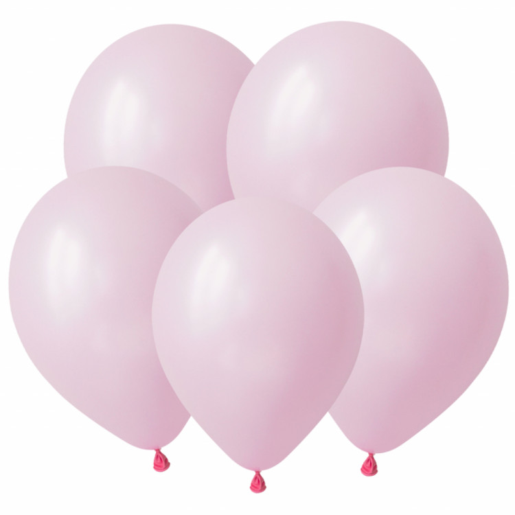 V Пастель 12 Розовый макаронс / Baby pink Macarons / 100 шт. /, Латексный шар