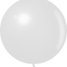 Шар (36''/91 см) Белый, пастель, 3 шт.