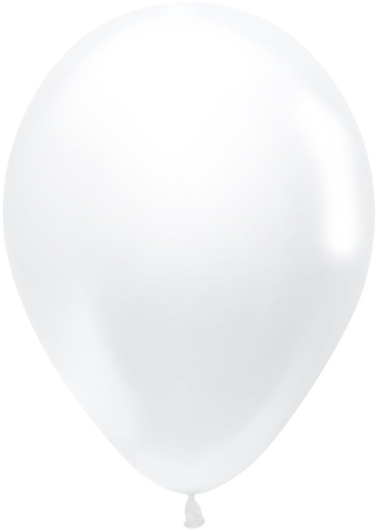Шар (5''/13 см) Белый (005), пастель, 100 шт.