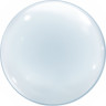Шар (36''/91 см) Сфера 3D, Deco Bubble, Прозрачный, Кристалл, 1 шт.