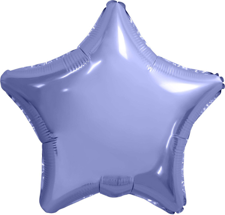Шар (30''/76 см) Звезда, Пастельный фиолетовый, 1 шт. в упак.