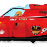 Шар (36''/91 см) Фигура, Гоночный автомобиль, Формула 1, Красный, 1 шт.