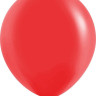 Шар (18''/46 см) Красный, пастель, 25 шт.