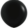 Шар (36''/91см) Черный, Пастель / Black 1 шт