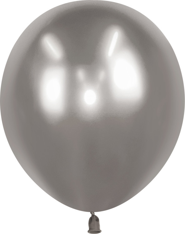 Шар (10''/25 см) Серебро (K2/801), хром, 50 шт.