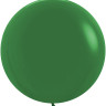 Шар (24''/61 см) Темно-зеленый (032), пастель, 1 шт.
