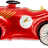 Шар (43''/109 см) Фигура, Гоночный спорткар, Красный, 1 шт.
