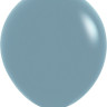 Шар (18''/46 см) Голубой (140), пастель ретро, 25 шт.