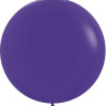 Шар (24''/61 см) Фиолетовый (051), пастель, 1 шт.