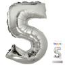 Цифра "5" Серебро в упаковке / Five (НДС 10%)